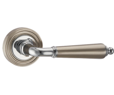 Ручка дверная LIBRETTO ML Матовый никель-хром (с запиранием)